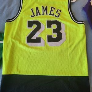 Adidas lebron james lakers jersey